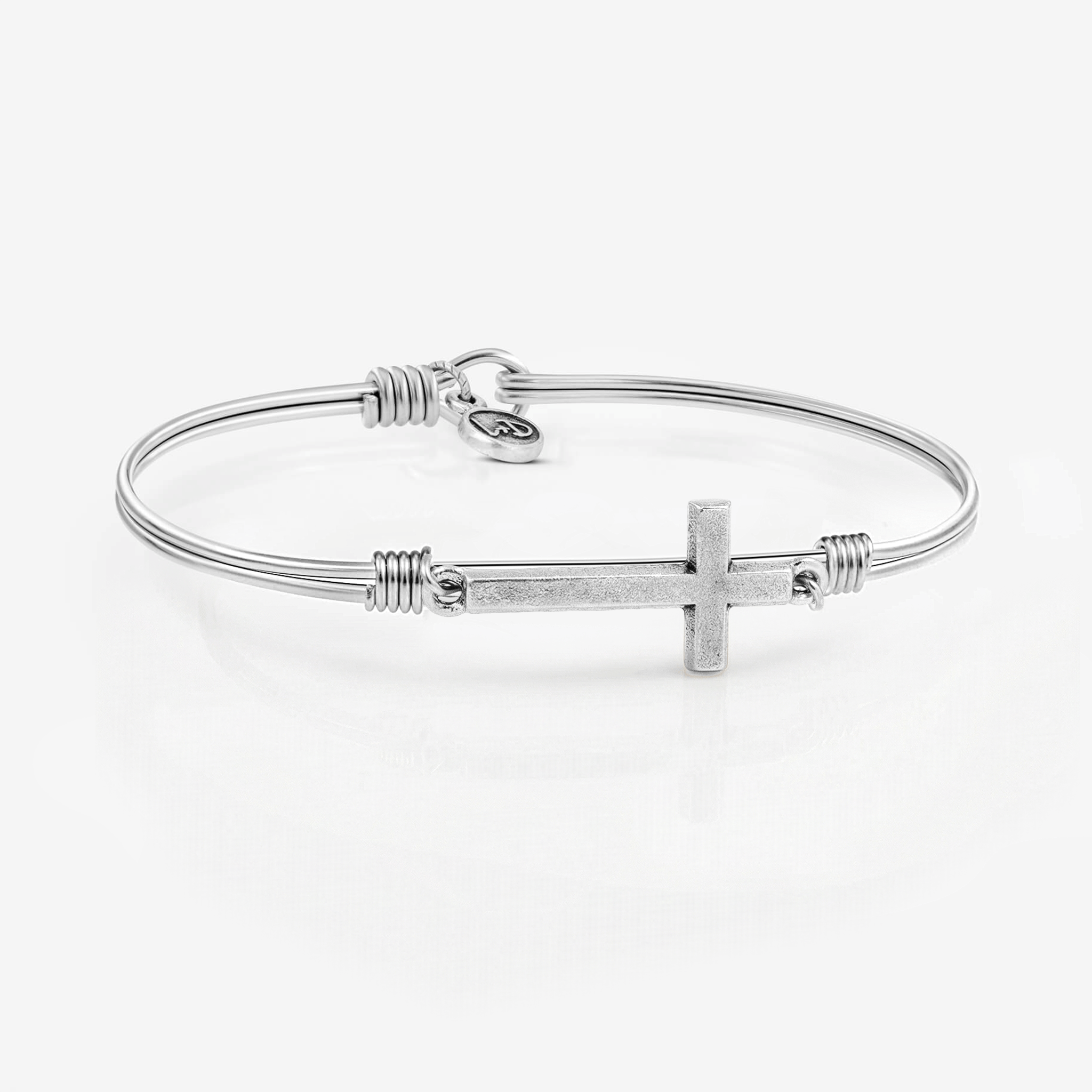 Cross Bangle Bracelet – Luca + Danni