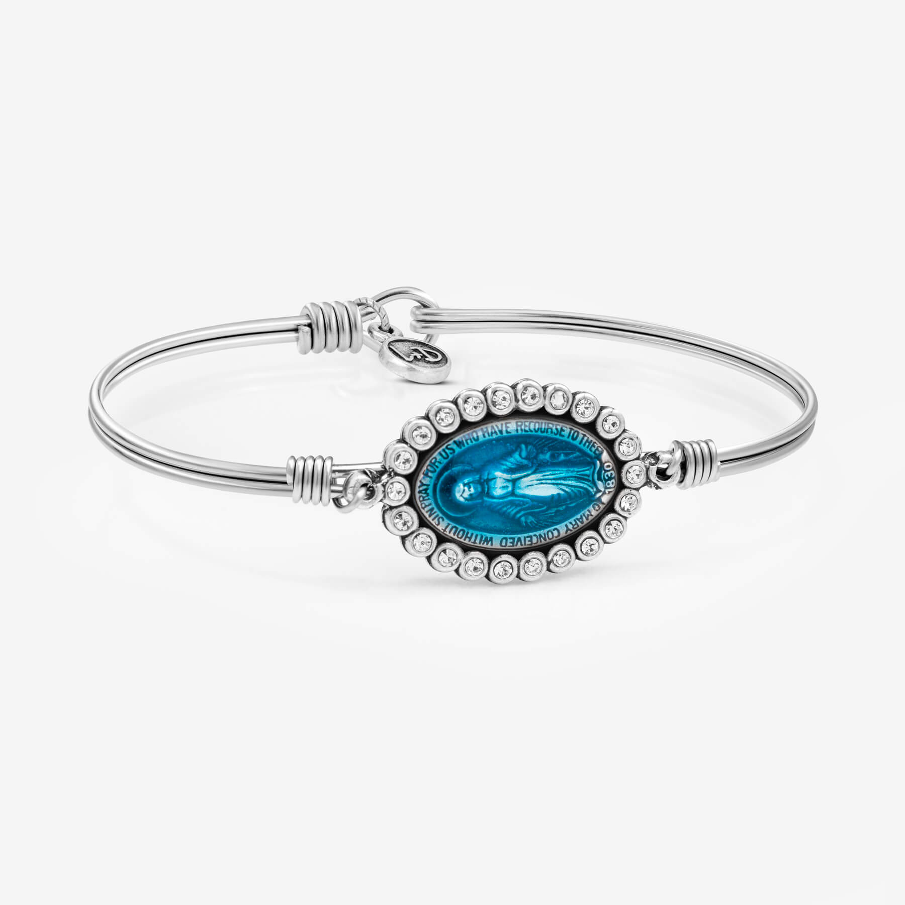 Crystal Miraculous Bangle Bracelet – Luca Danni