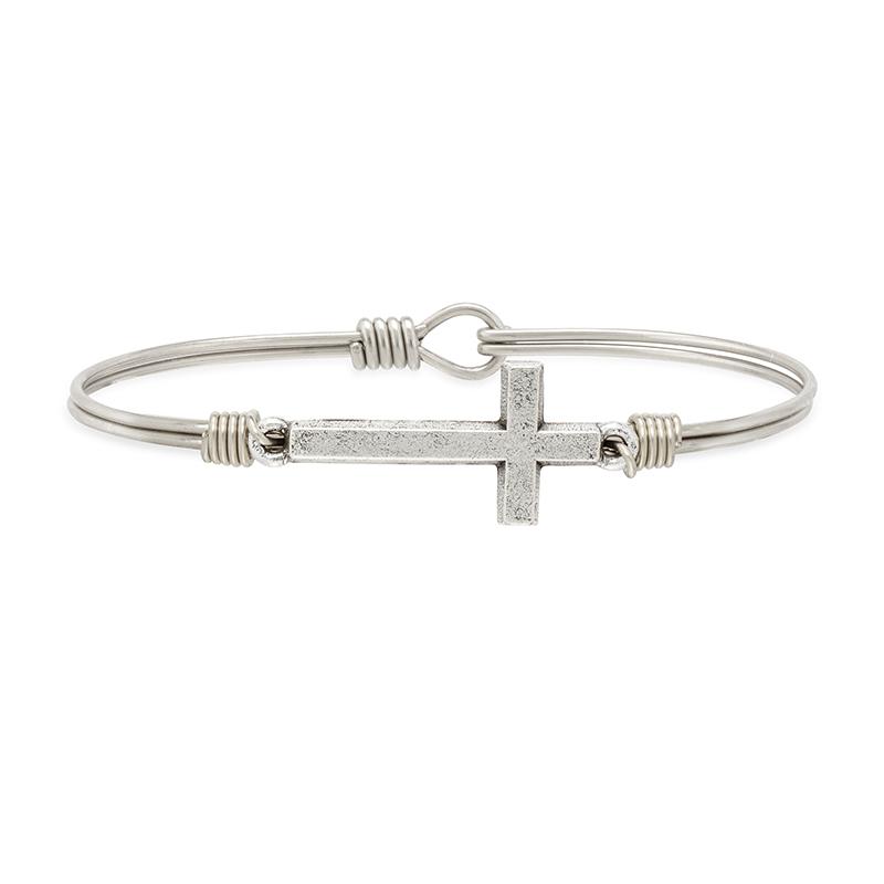 Cross Bangle Bracelet – Luca Danni - Main Image