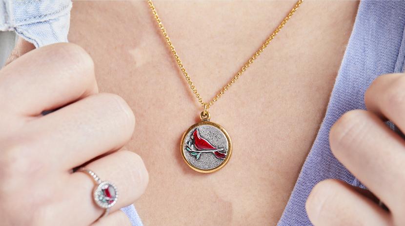 Luca and danni cardinal necklace outlet