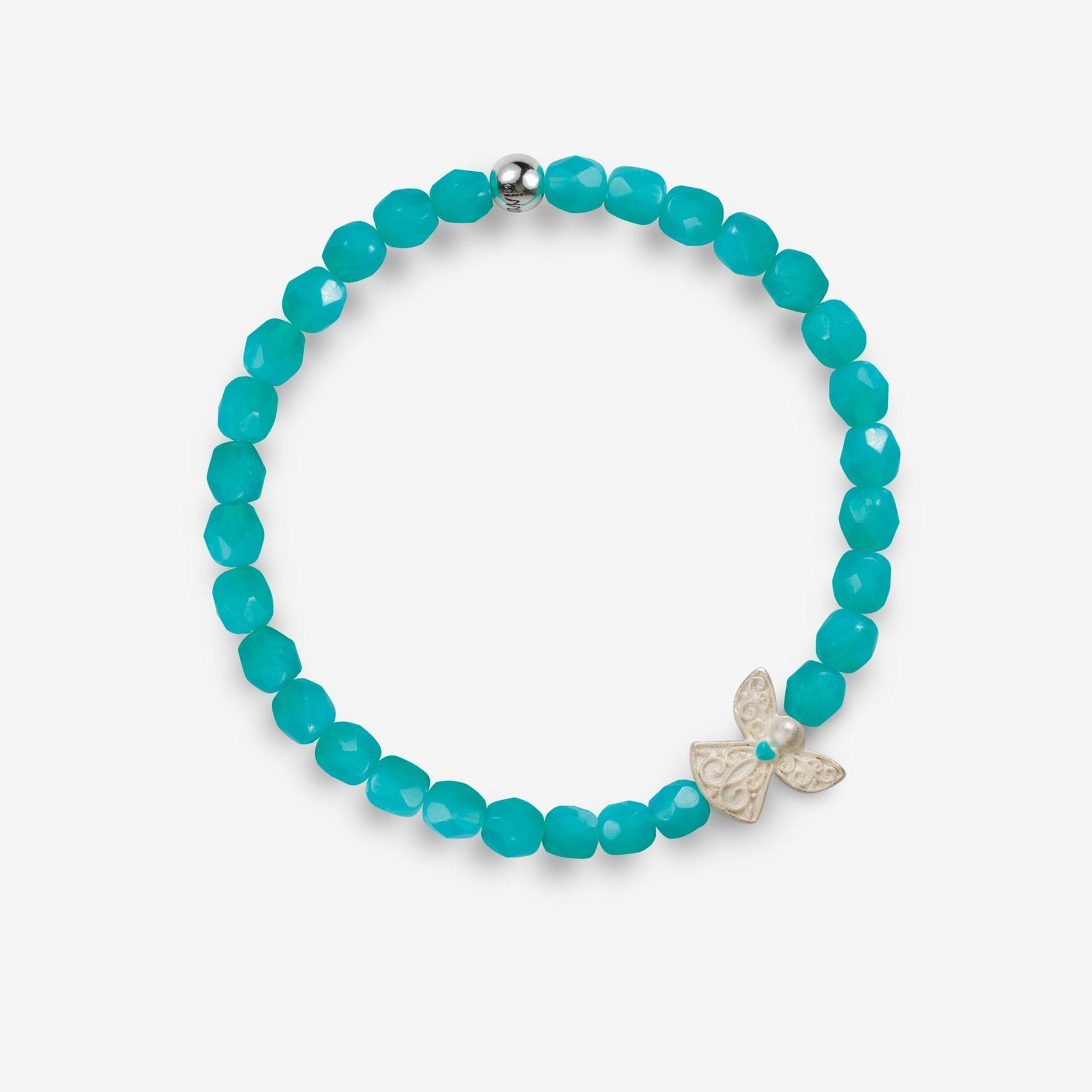 Blue Guardian Angel Stretch Bracelet – Luca Danni - Main Image