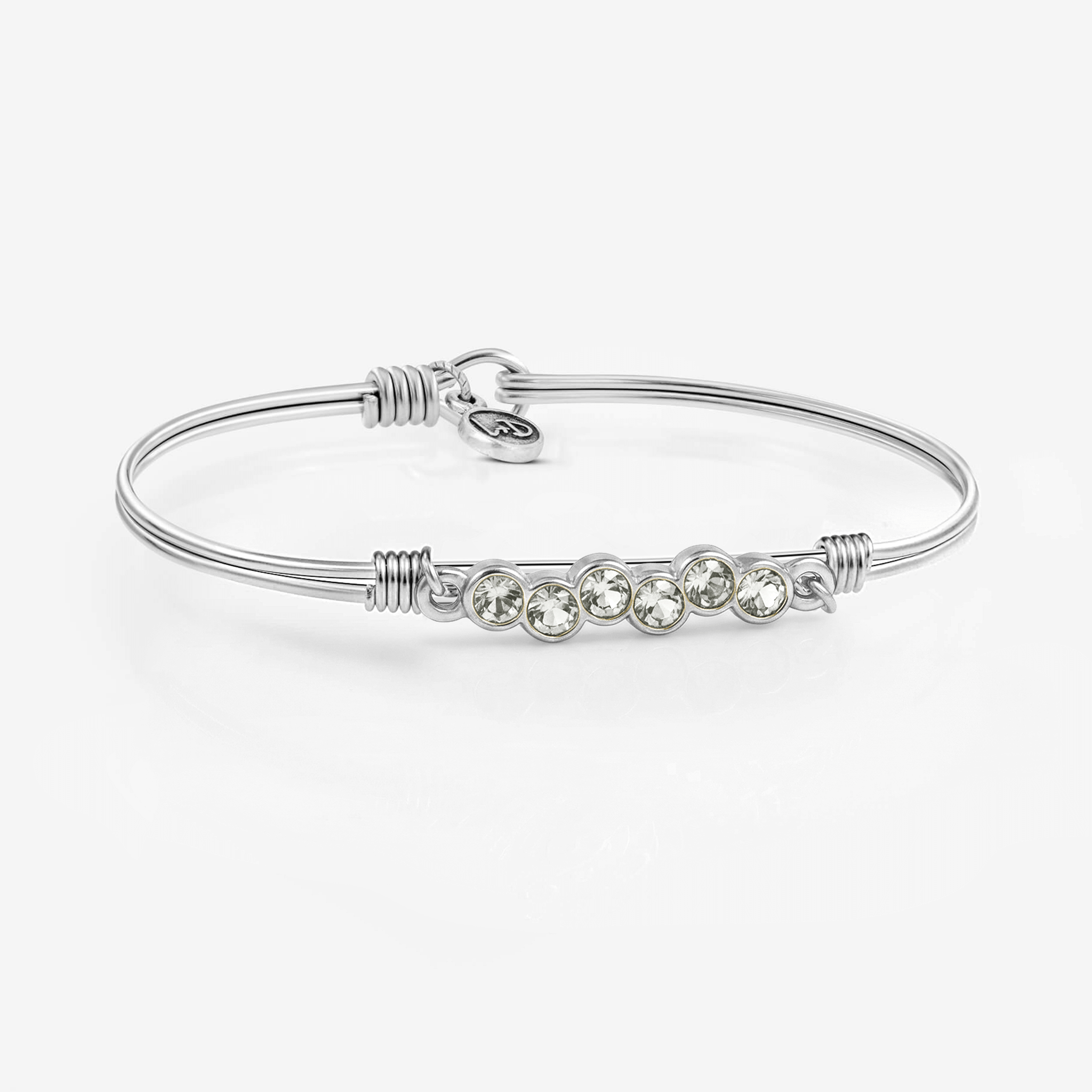 April Starlight Birthstone Bangle Bracelet – Luca + Danni April Starlight Birthstone Bangle Bracelet – Luca + Danni