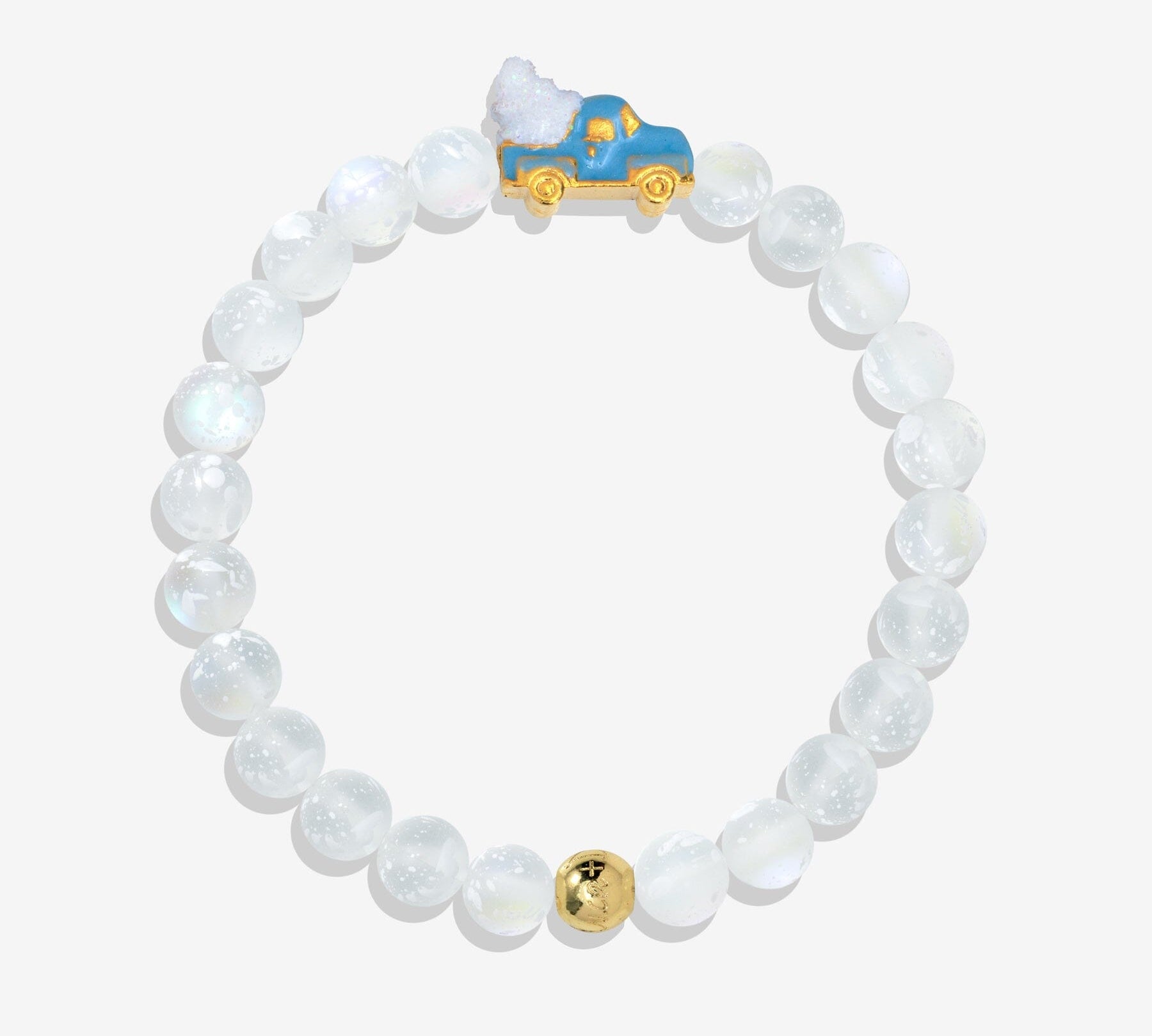 Snowy Vintage Truck Stretch Bracelet