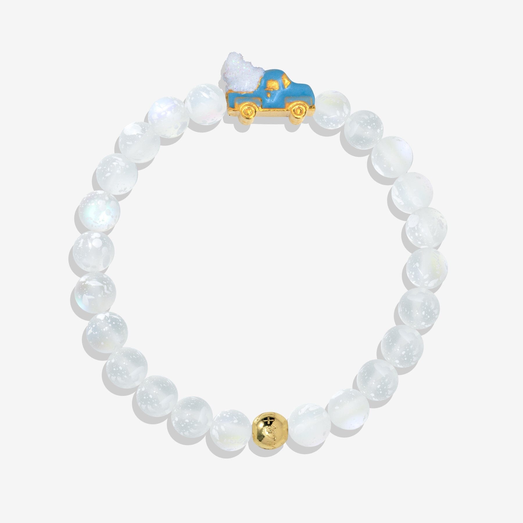 Snowy Vintage Truck Stretch Bracelet