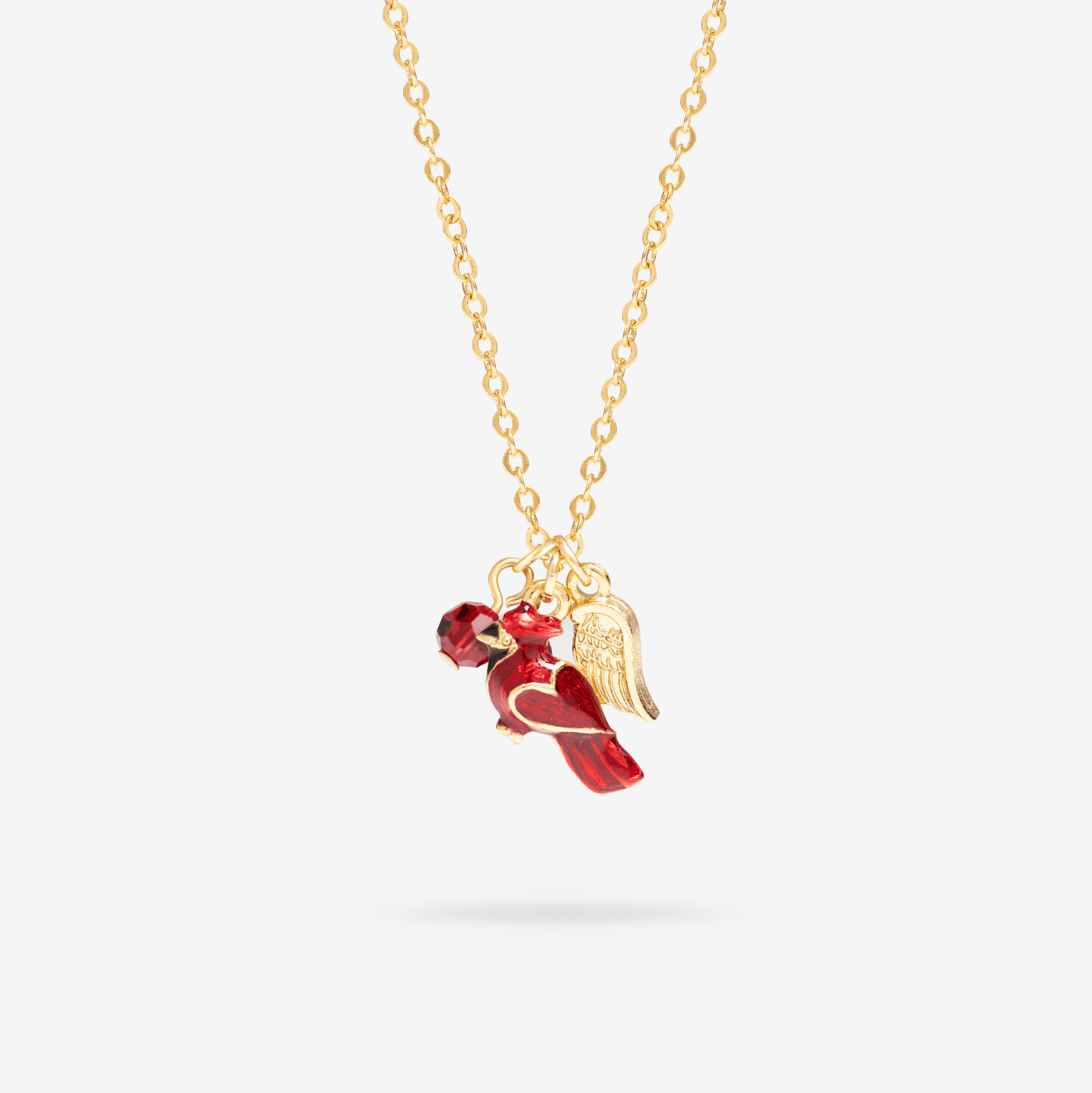 Red Cardinal Memorial Necklace Luca Danni