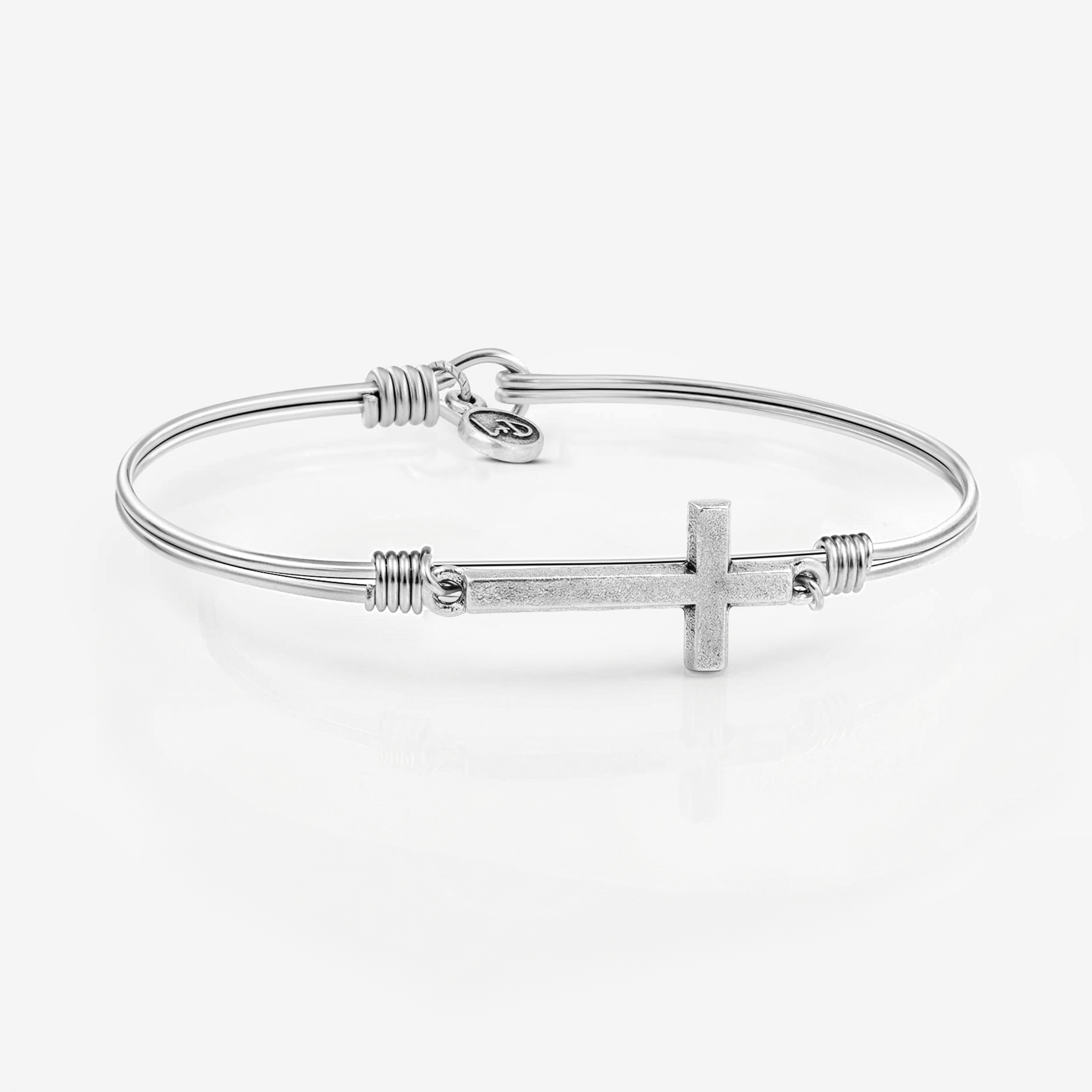 アクセサリー iron cross bangle MOTOR ROCK : [D'ellas Leathers] Iron Cross Bangle [DL-23]