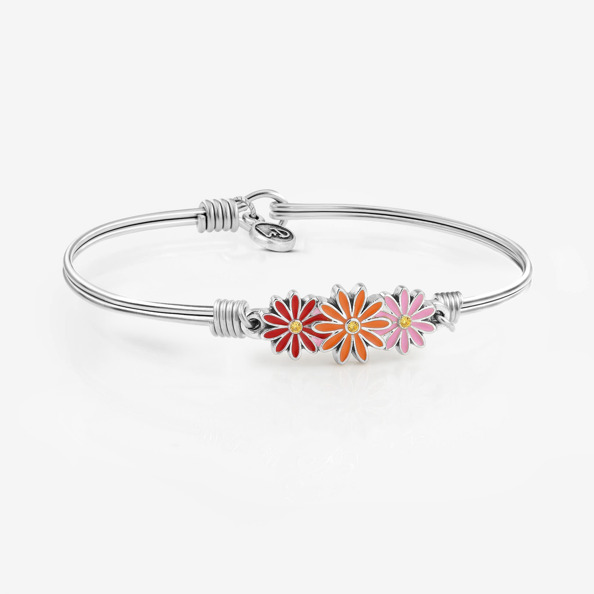 Gerbera Daisies Bangle Bracelet – Luca + Danni