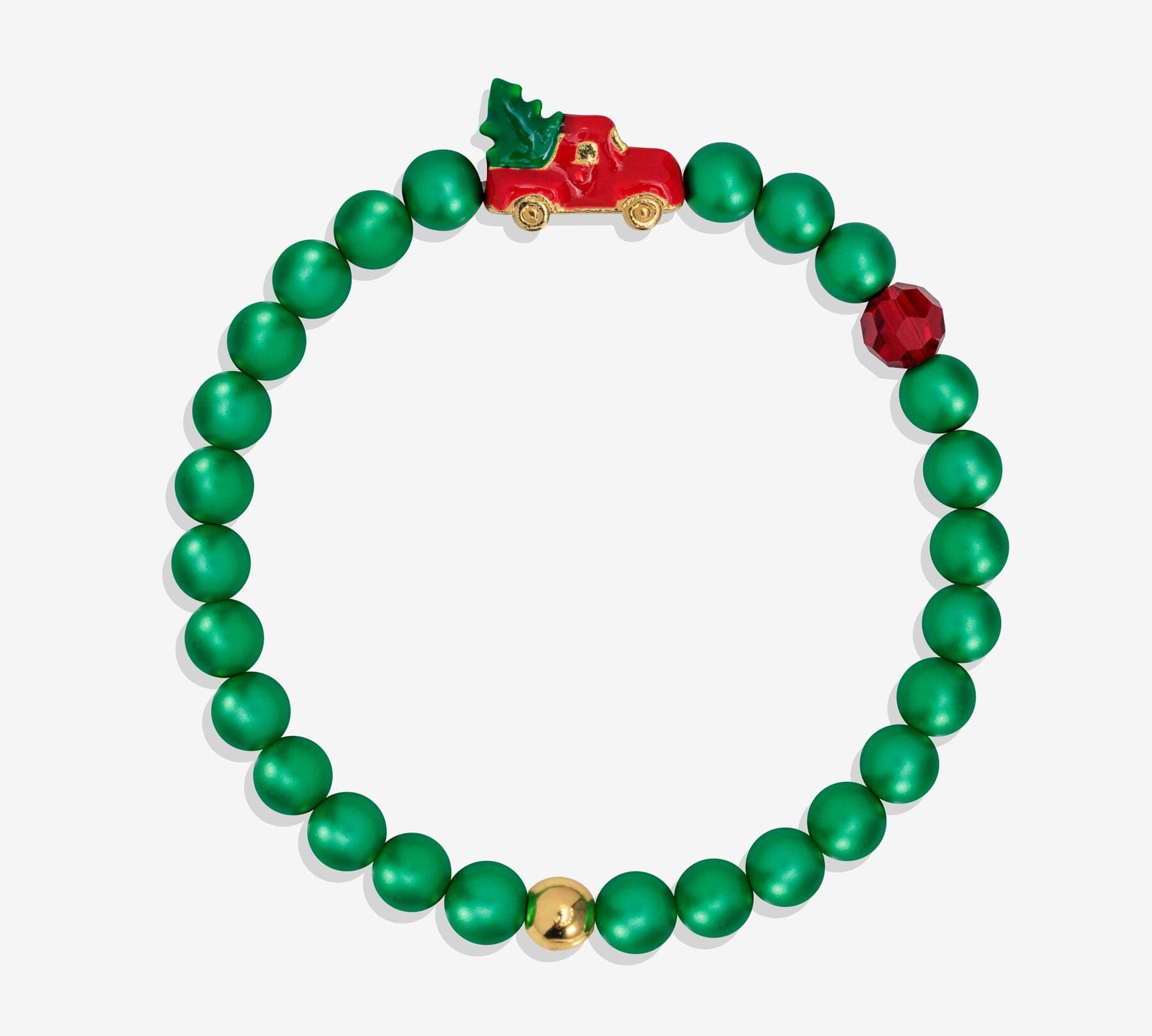 Holiday Vintage Truck Stretch Bracelet