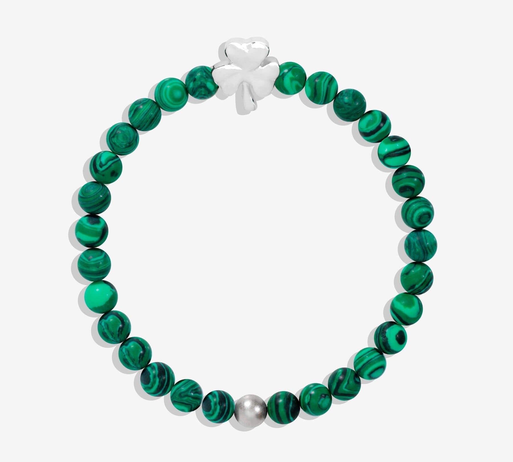 Lucky Wish Shamrock Stretch Bracelet