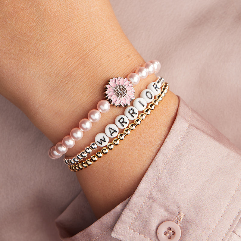 Rose gold sunflower bracelet outlet