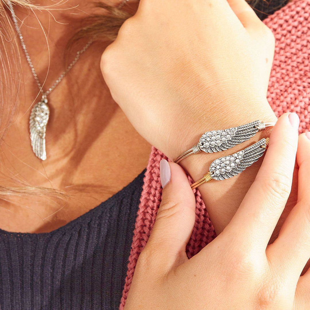 Diamond angel wing bracelet online