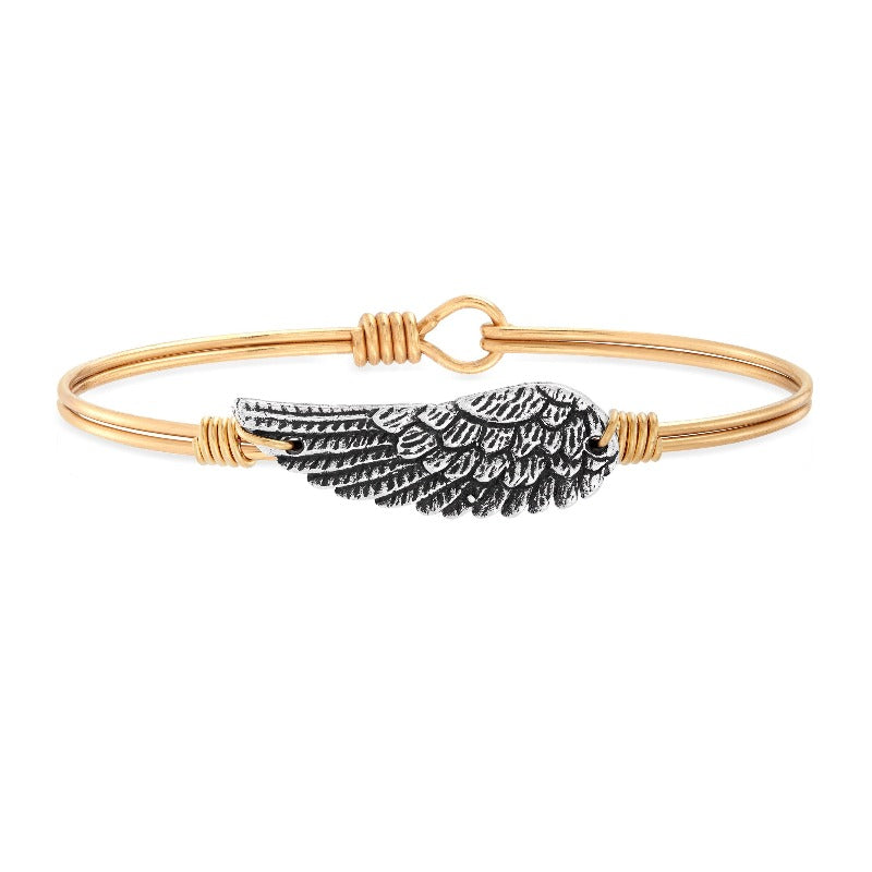 Angel Wing Bangle Bangle Bracelets – Luca Danni