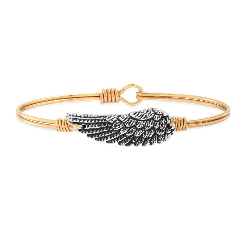 Gold Wing Bracelet | Gold Angel Wing Bracelet | 14K Gold Filled Bracelet –  KookyTwo