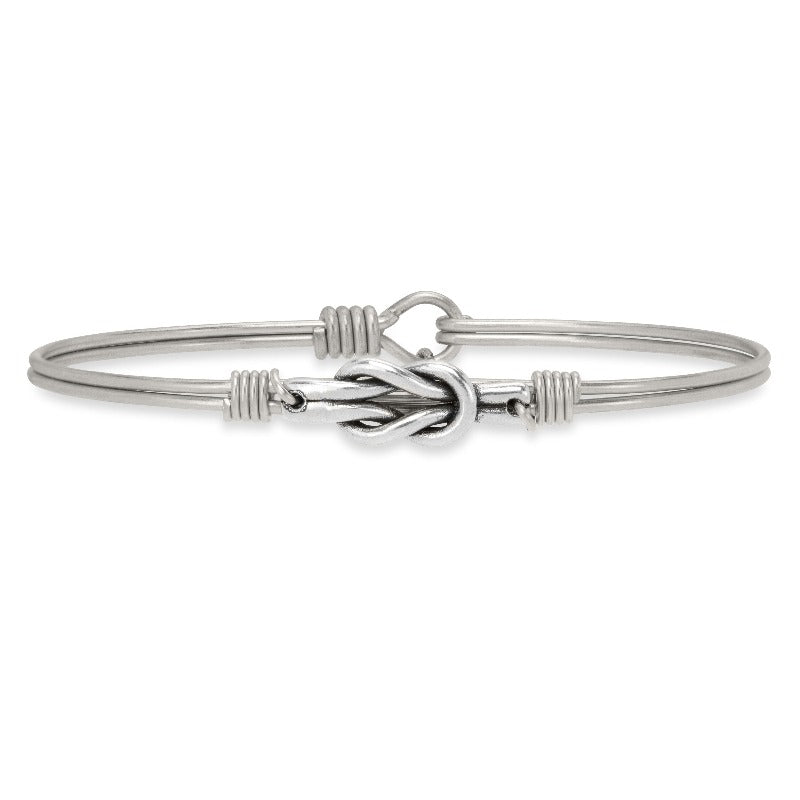 Luca + Danni Mama Letter Bead Bangle Bracelet, Women's, Size: Regular, Silver