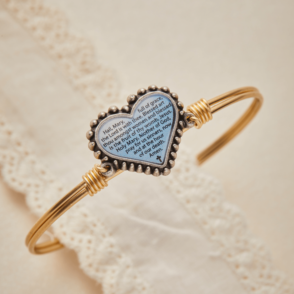 Hail Mary Bangle Bracelet Luca Danni