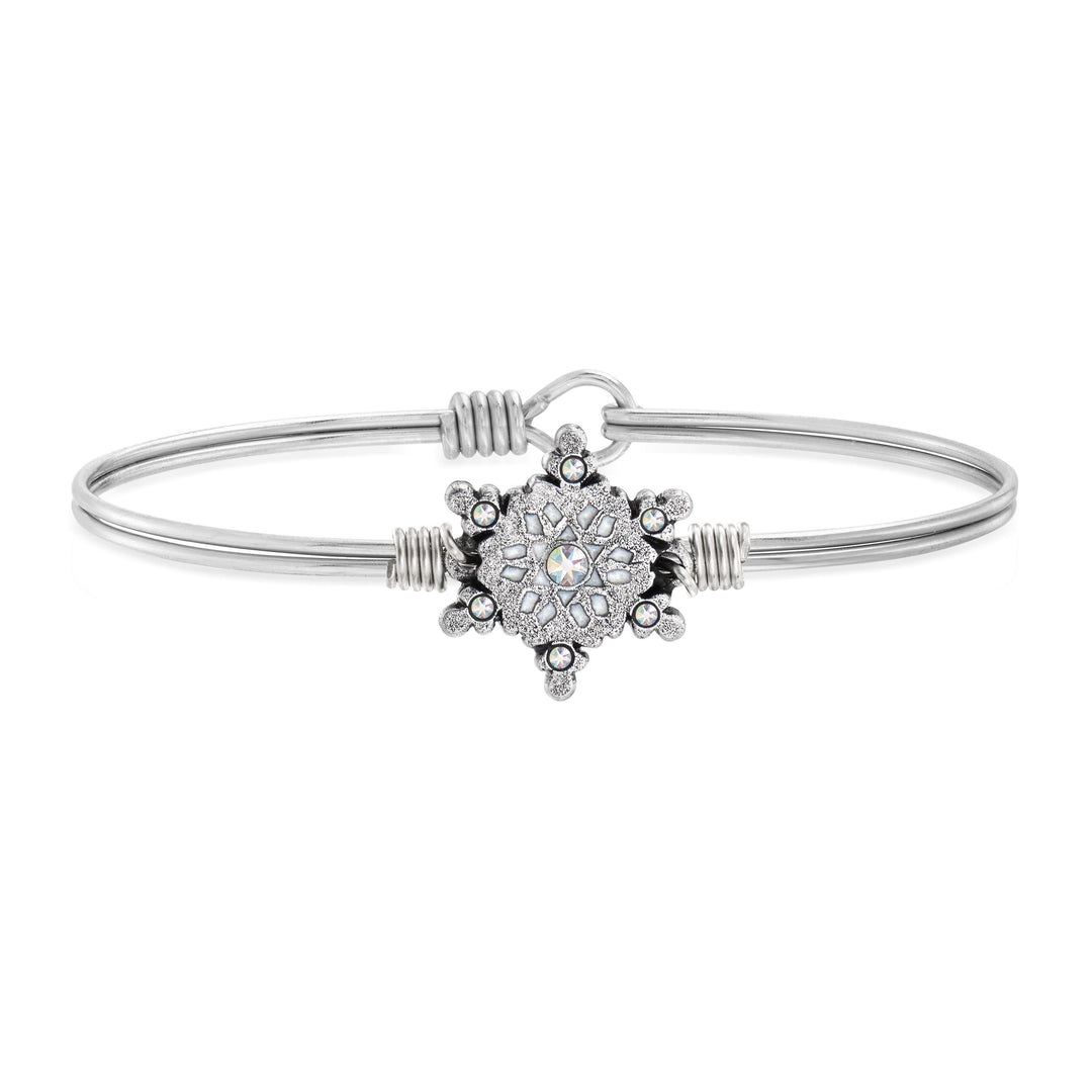 Pandora Snowflake Bangle good Bracelet