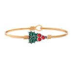 Holly Bangle Bracelet choose finish:brass tone