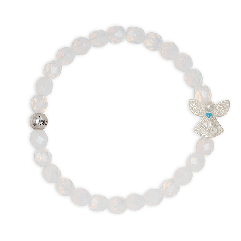 Swarovski Jewelry White Crystal and Rhodium Matrix Tennis Bracelet, Small