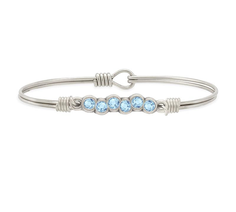 March Starlight Bangle Bracelet choose finish:Silver Tone