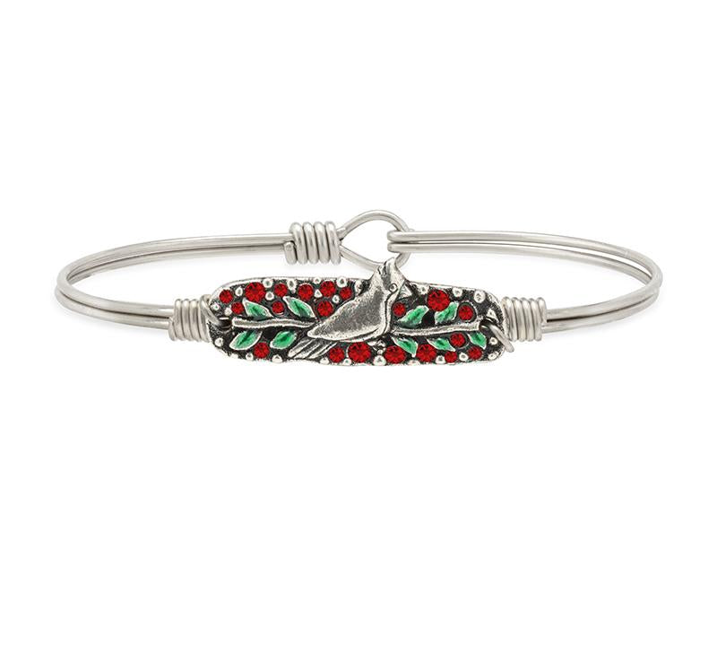 Cardinal Medley Bangle Bracelet choose finish:Silver Tone
