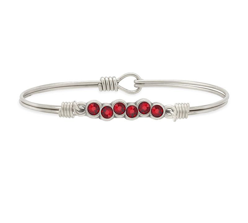 January Starlight Bangle Bracelet choose finish:Silver Tone
