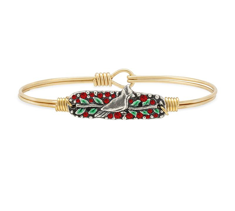 Cardinal Medley Bangle Bracelet choose finish:Brass Tone
